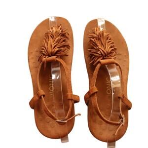 Vionic Sosha Suede Boho Fringe Sandals – Size 7 - Great Condition